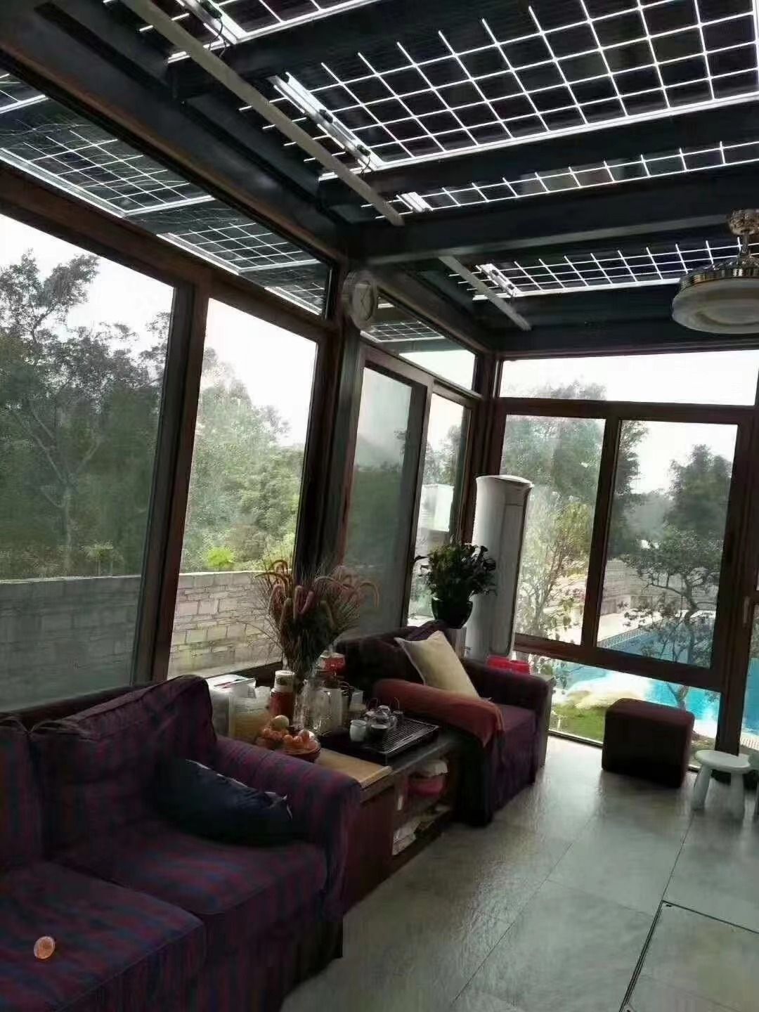 黑河20kw+15kwh智能AI别墅太阳能发电系统